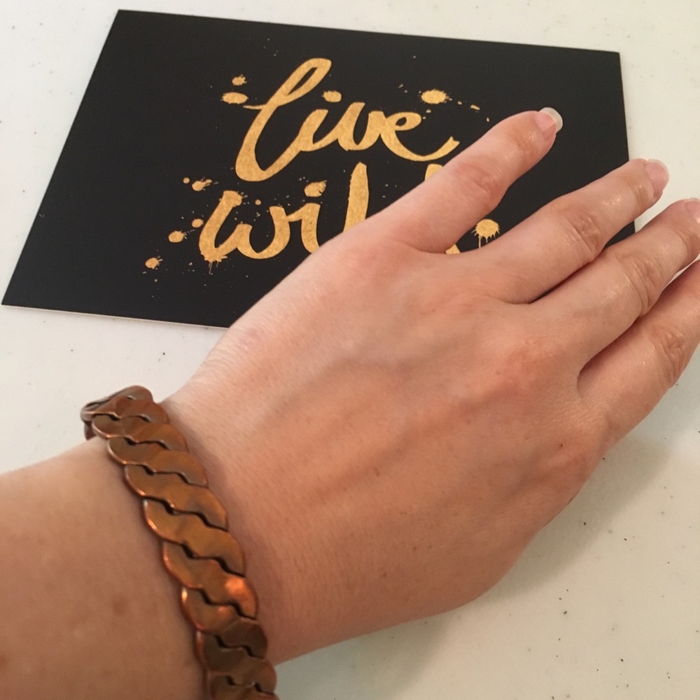 Vintage Copper Braid Bracelet